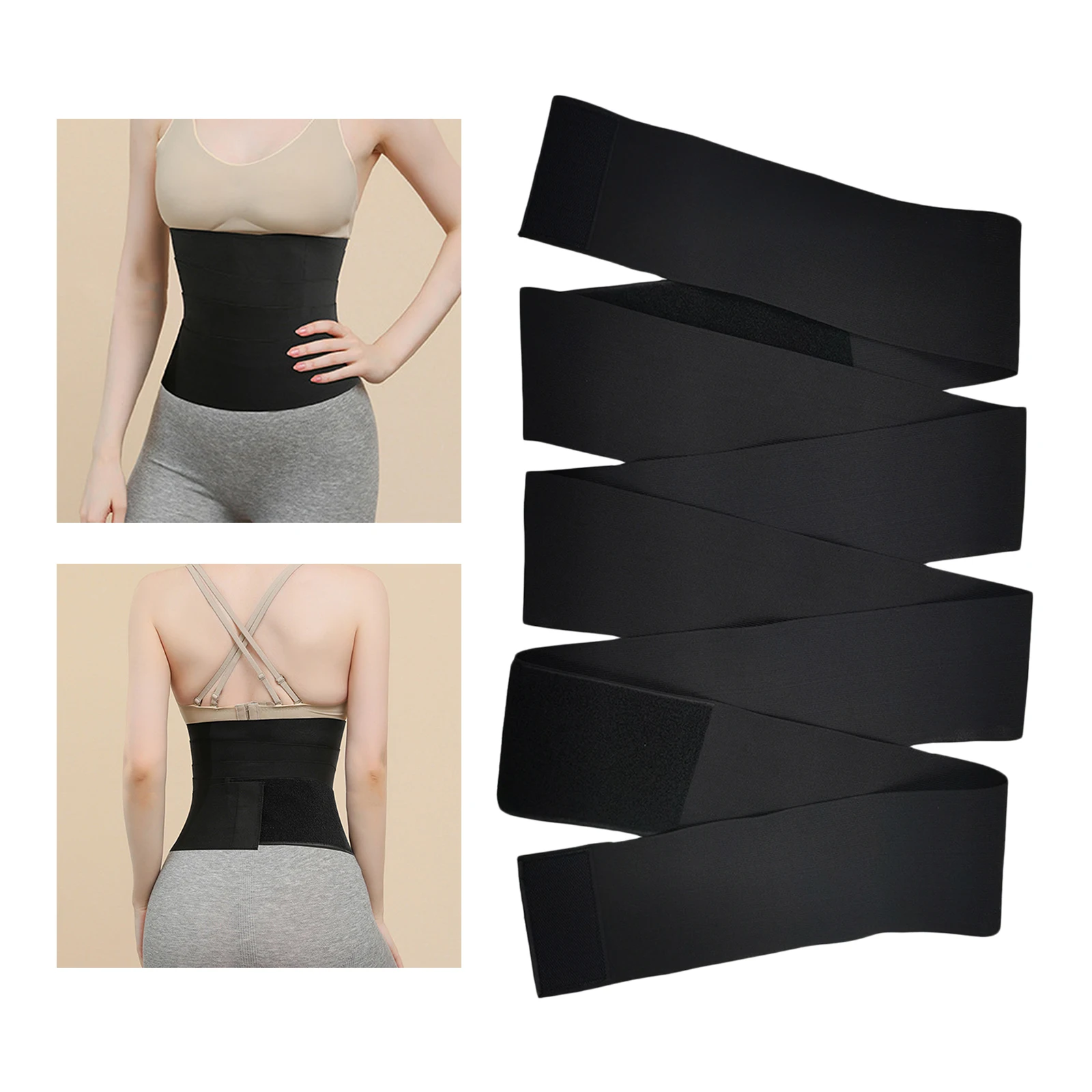 Invisible Bandage Wrap Body Shaper Tummy Wrap Slimming Tummy Wrap Weight Loss Body Shaper Waist Trimmer Belt Accessories