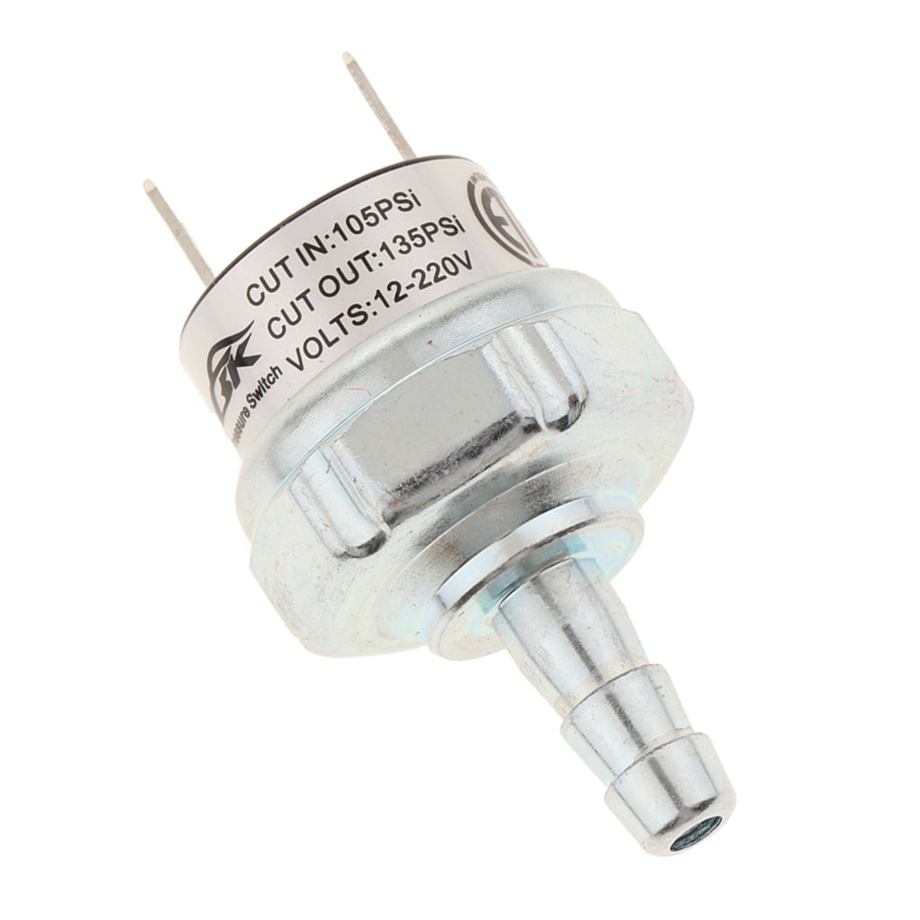 Air Compressor Pressure Control Switch Valve Kit for Car 12/220 Voltage