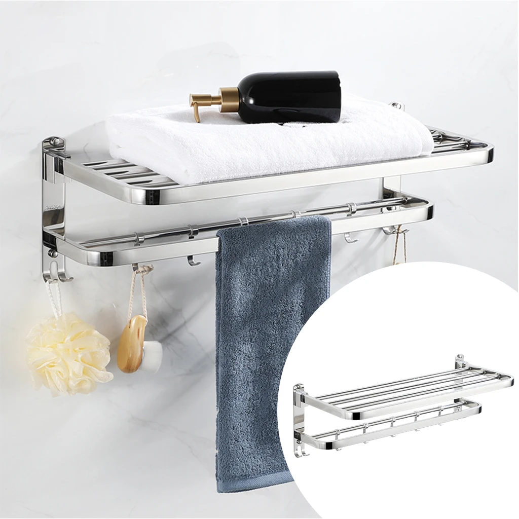 Bathroom Towel Rack, Towel Bar, 304 Stainless Steel Bathroom Towel Rack Bathroom Towel Bar Holder