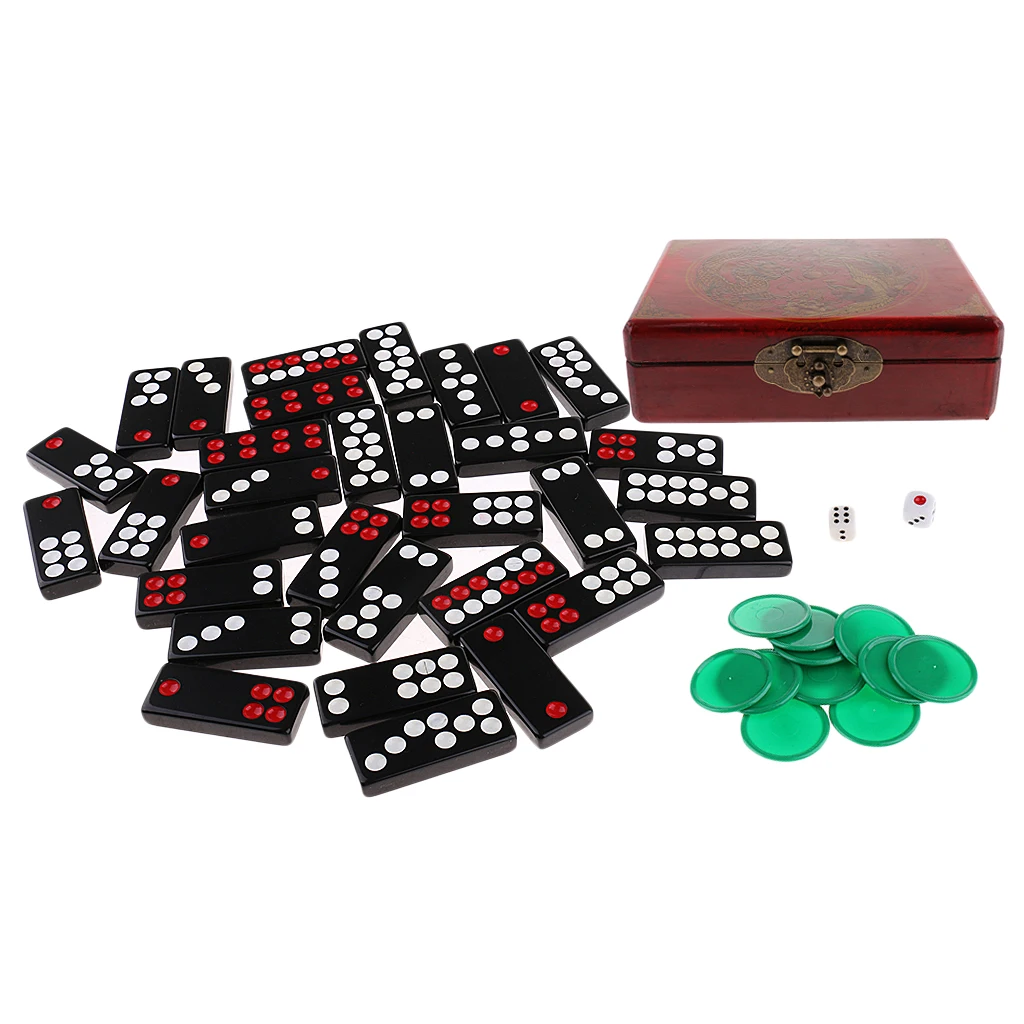 Chinese Pai Gow Paigow Tiles Set Domino Casino Game Party Fun Toy for Entertainemnt