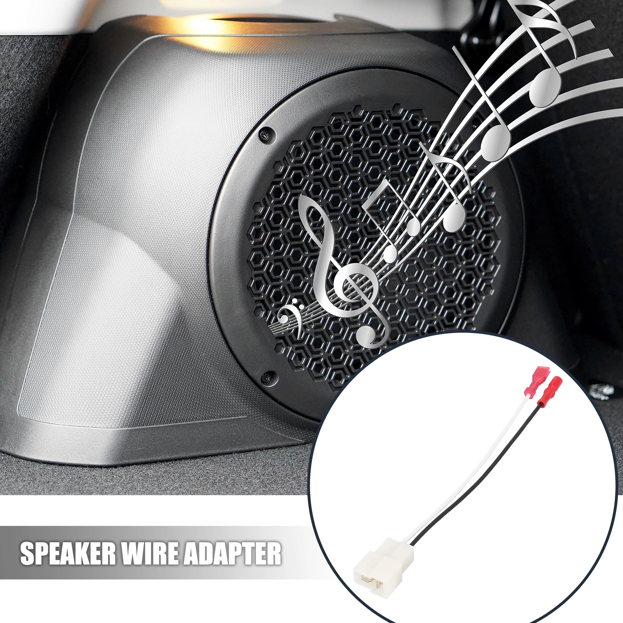 Adaptador de cableado para altavoz de coche UXCELL