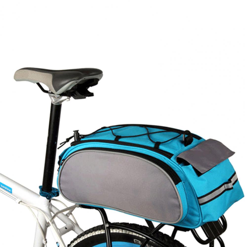 Title 2, Saco de bicicleta crossbody rack traseiro bolsa...