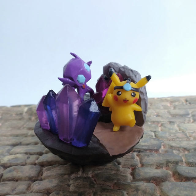 Bandai pokemon o filme mewtwo contra-ataque mewtwo pikachu figura de ação  gacha produto acabado brinquedo de doces - AliExpress