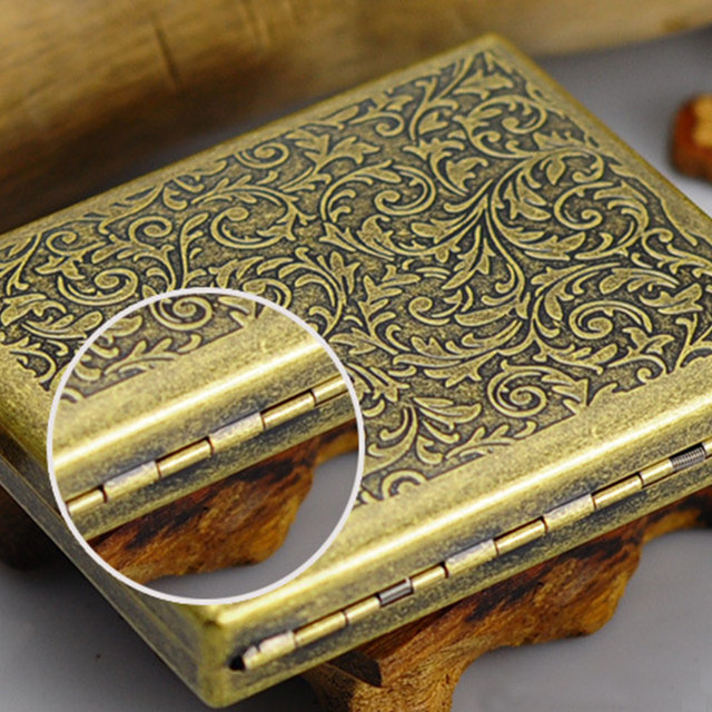 New Retro Metal Cigarette Case Hand-carved 3 Ways To Open High Quality Vintage  Cigarette Box Christmas Gifts Smoking Accessories - AliExpress