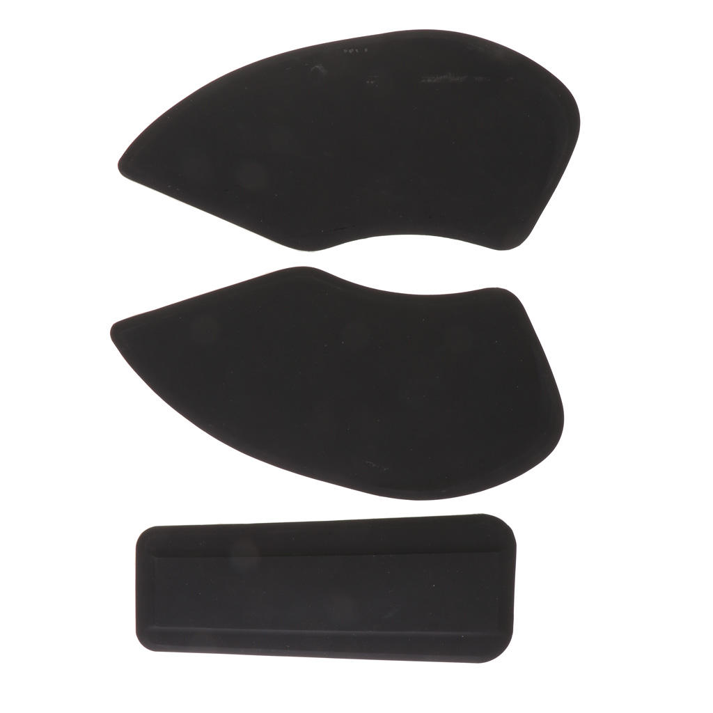 1 Set Rubber Motorcycle Side Tank Pad Knee Grip Protectors Gas Tank Decal Stickers for BMW NineT 2014-2018 motorcycles Black