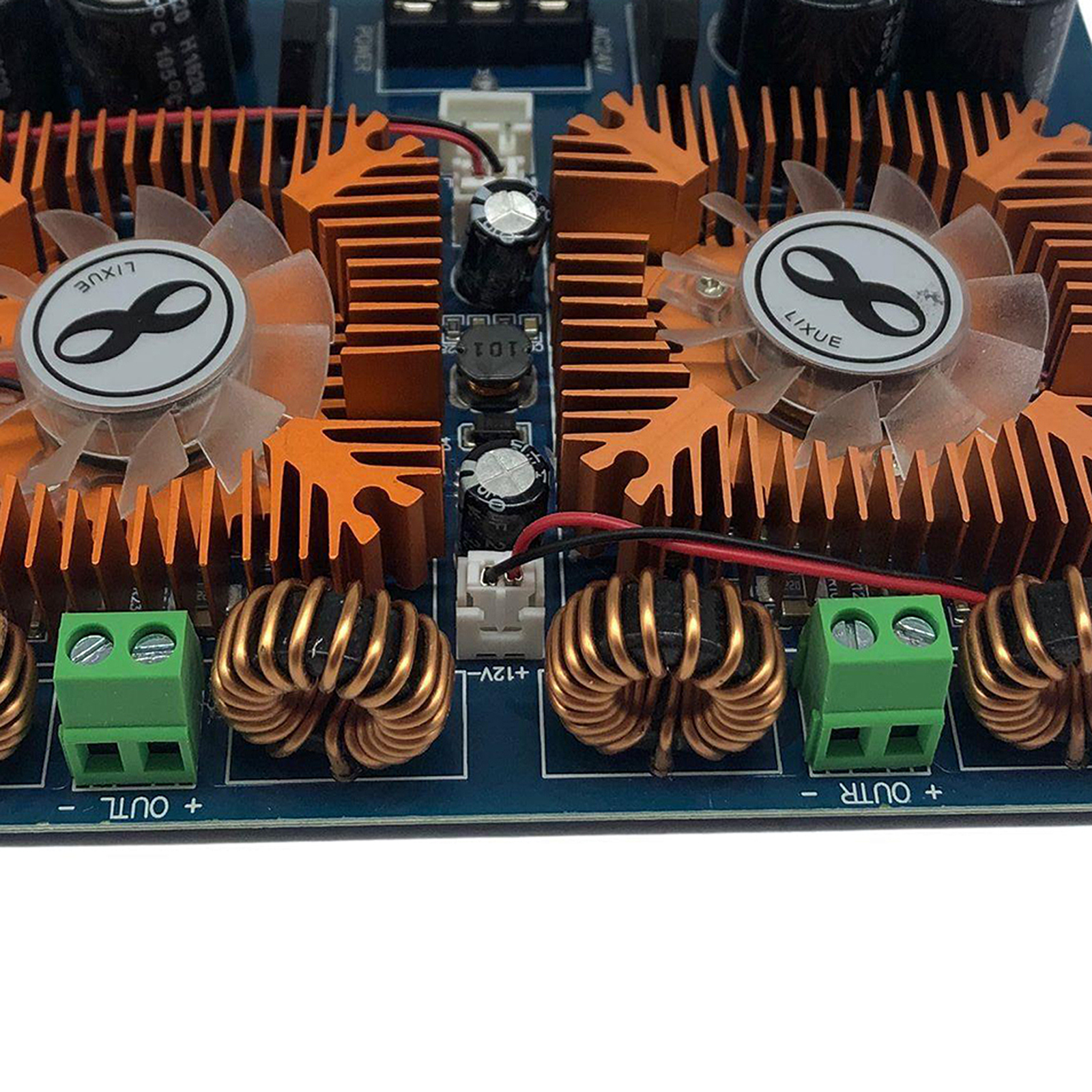 Digital Mono Amplifier Board Dual Chip 2x420W 24V Amplifier Board Module