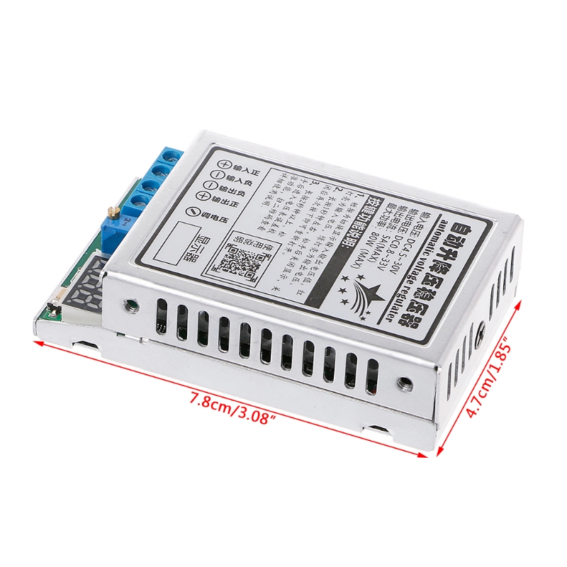 Passo para Cima e para Baixo Módulo da Fonte de Alimentação da C.c. 4.5-30v do Estabilizador do Módulo do Regulador de Tensão ao Módulo Dc-dc Automático Fonte de Alimentação C.c. 0.8-33v 5a 80w dc da 7 Renovação da Casa