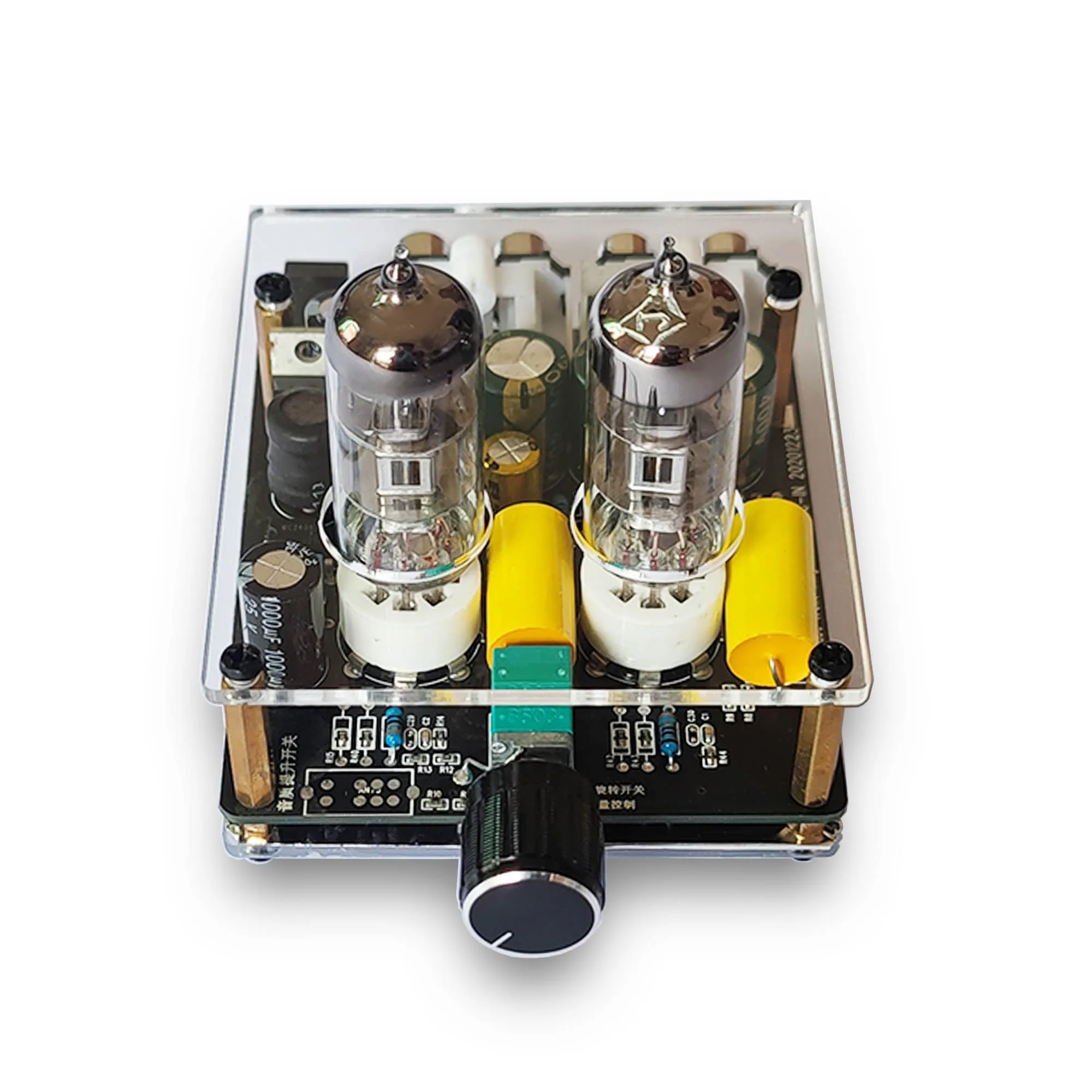 karaoke amplifier Updated 6j3/6A2 Tube Preamplifier Amplifiers HiFi Tube Preamp Bile Buffer Auido Amp Speaker Sound Pre Amp Home Theater DIY car amplifier