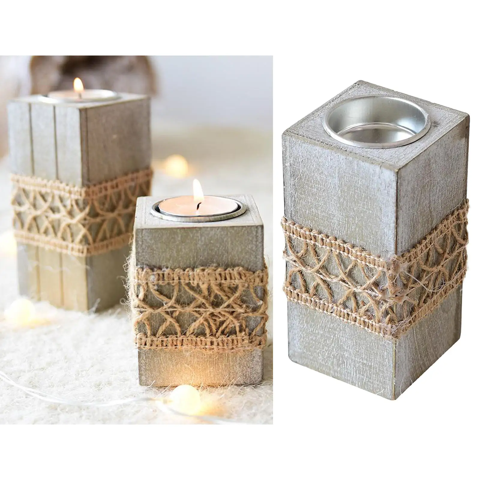 Tea Light Candle  Coffee Table Centerpieces Decor Candle Stand Gifts