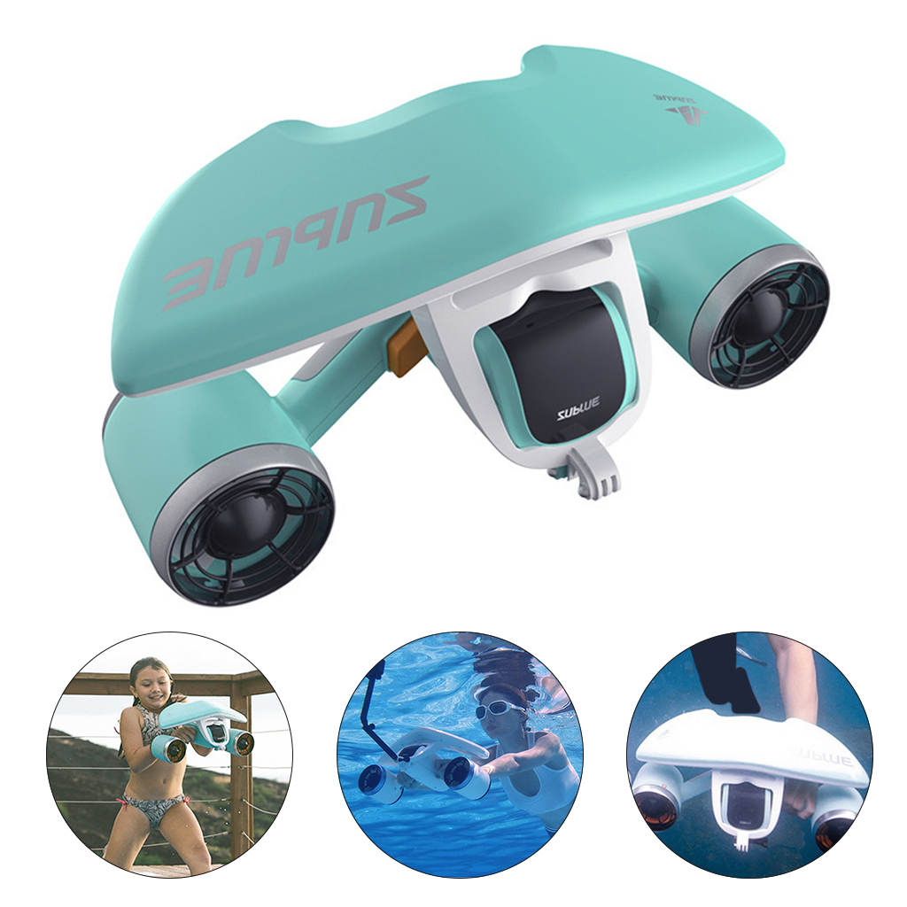 8kg Underwater Electric Scooter with Camera Mounts Diving Snorkeling Sea Adventures Pool Gear Underwater Scooter Action Camera 