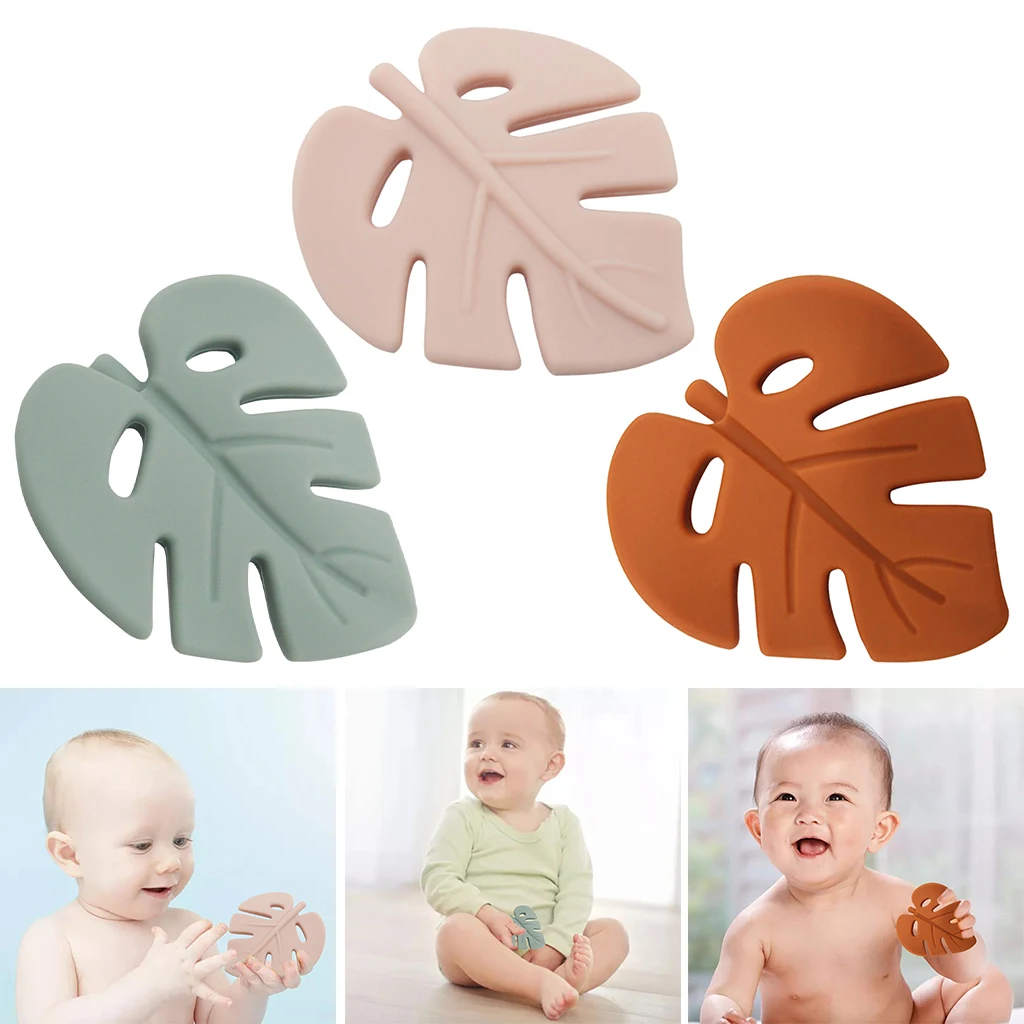 Silicone Teether Baby Teething Tool Baby Teethers Molar Toys DIY Pacifier Accessory for Newborn Soothe Toys