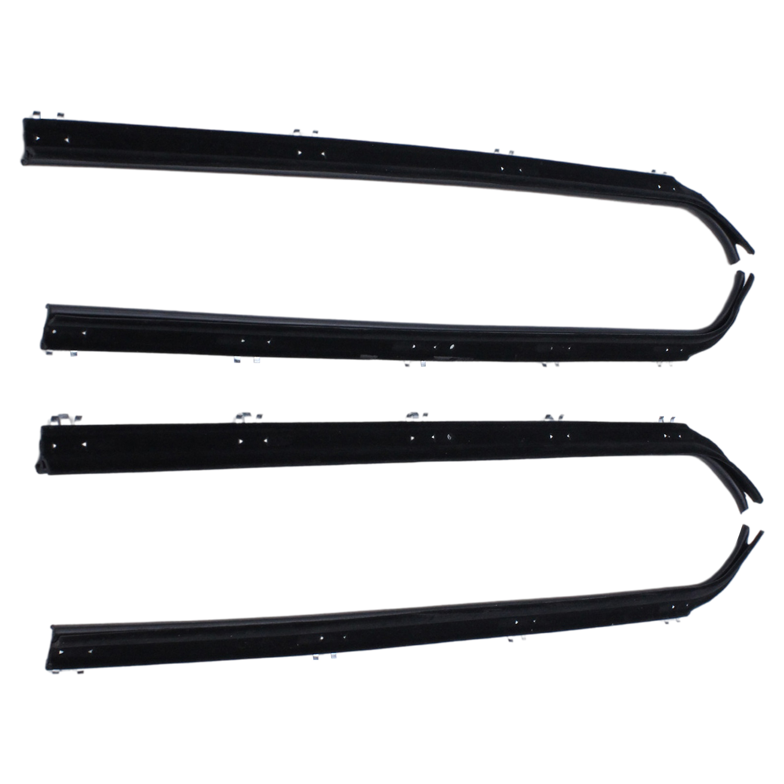 4Pcs Automotive Window Seal Strip Inner Outer Window Trim for Ford Truck F250