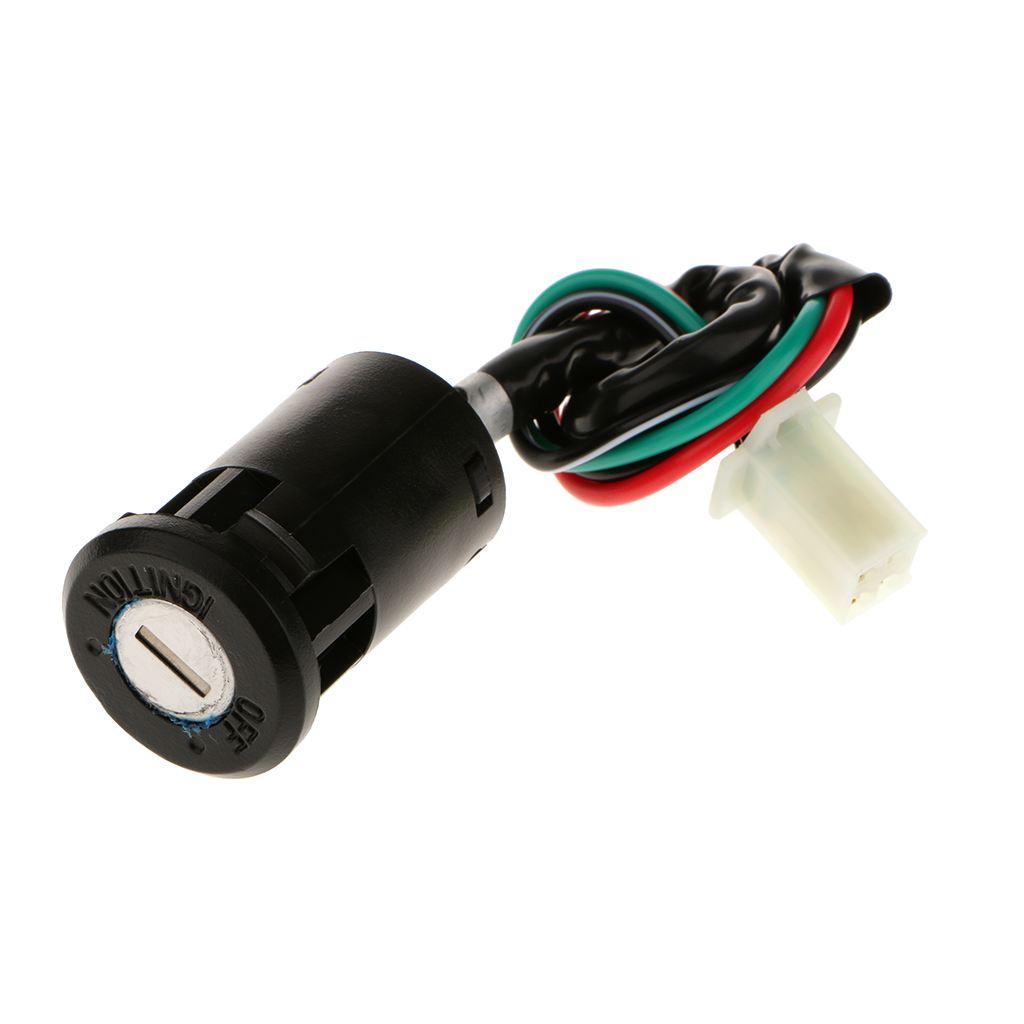 Ignition Key Scooter ATV Moped Kart Electric Motor on Off Switch Lock & Barrel