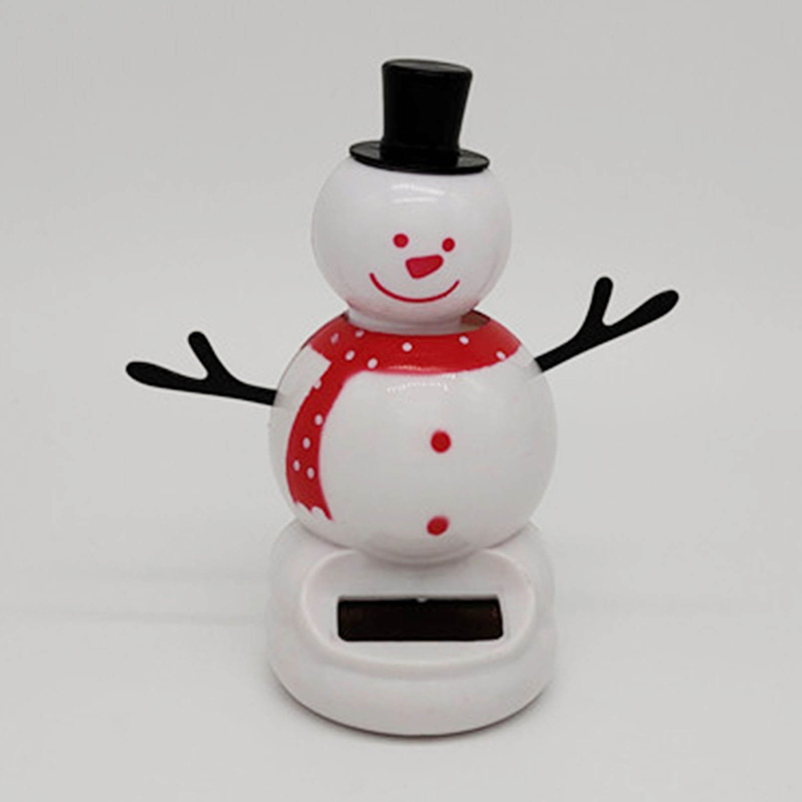 Solar  Dancing Snowman Bobblehead Doll Dancing Toy Car Accessories Xmas Gifts