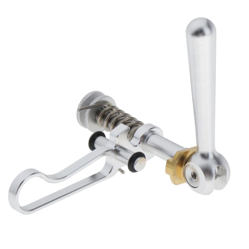 Folding Bike Seatpost Clamp Titanium Alloy Axle Seat Post Clamp Handle Lock Nut Screw Brompton Bike Seatposts Clamps