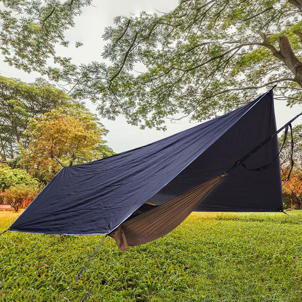 Sun Shelter Tent Tarp 360x280CM for Beach Waterproof Shade Outdoor Camping Hammock Rain Fly Pool Tarpaulin Garden Awning Canopy