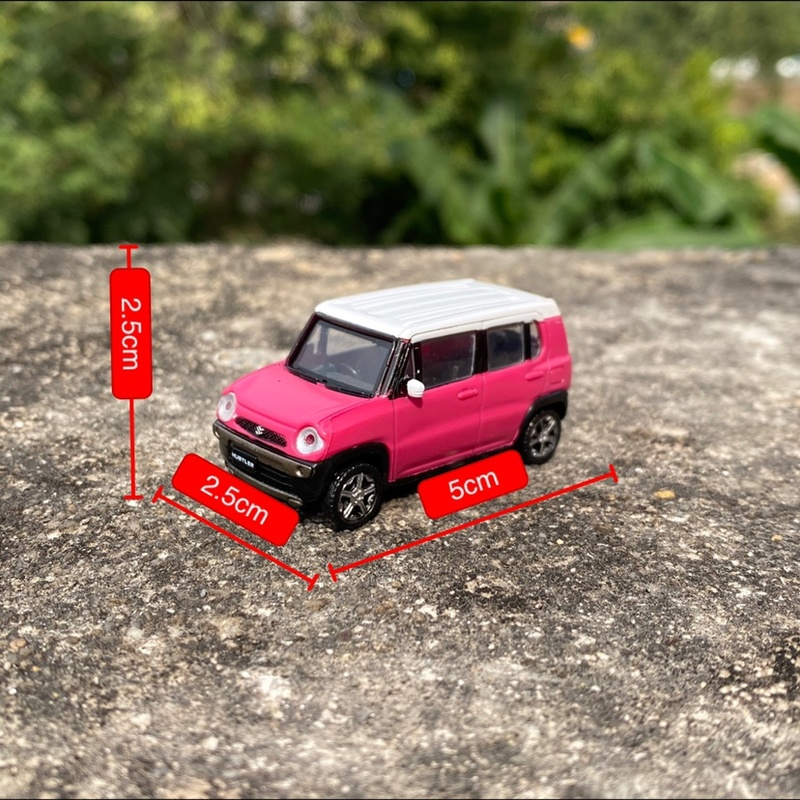 1:64 Diecast Toy Vehicles Mini 5cm SUZUKI HUSTLER Plastic Model Car Ornaments Toddler Boy Toys