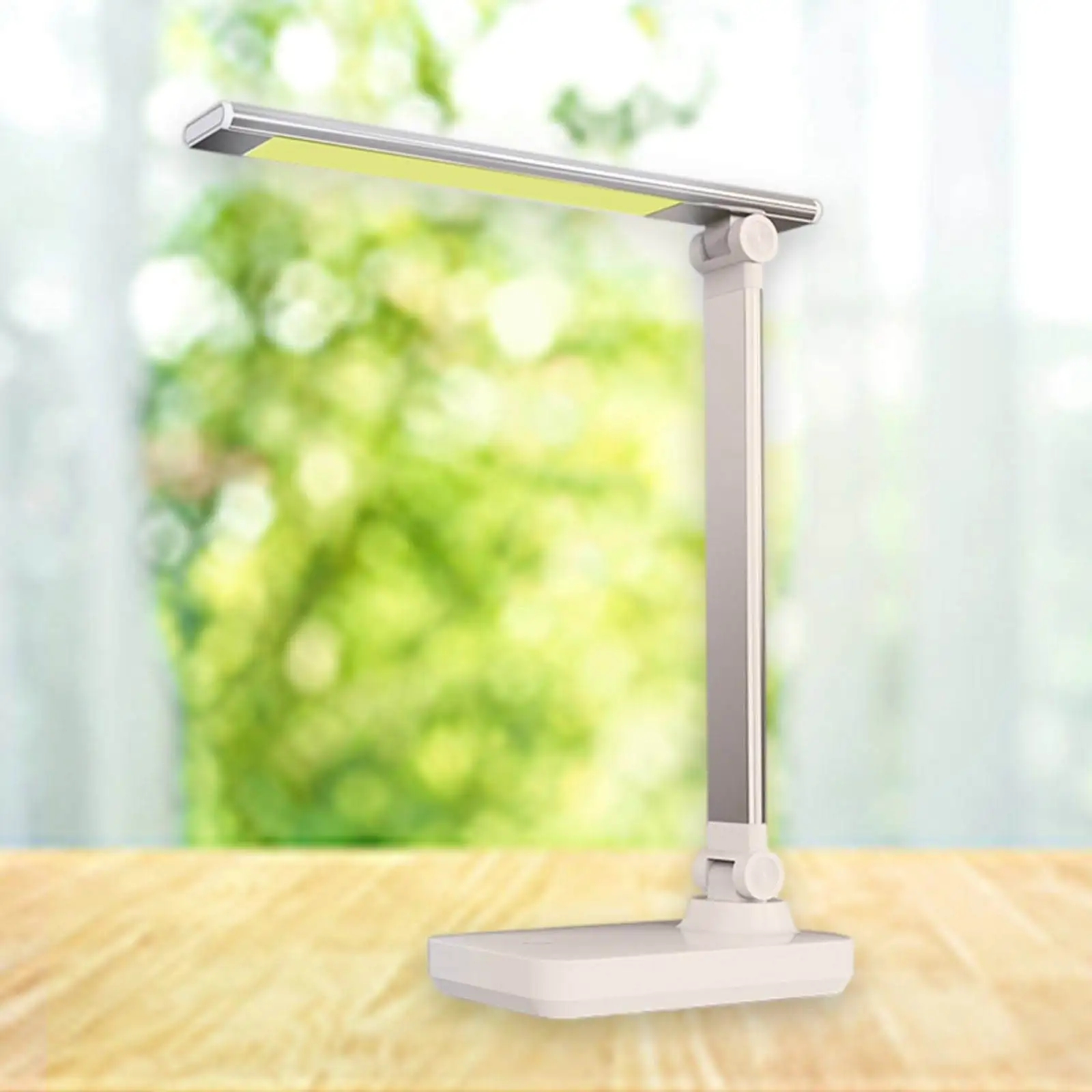 Adjustable LED Desk Lamp Memory Function Eye Care Rechargeable Flexible Dimmable Soft Light Table Lamp for Study College Dorm