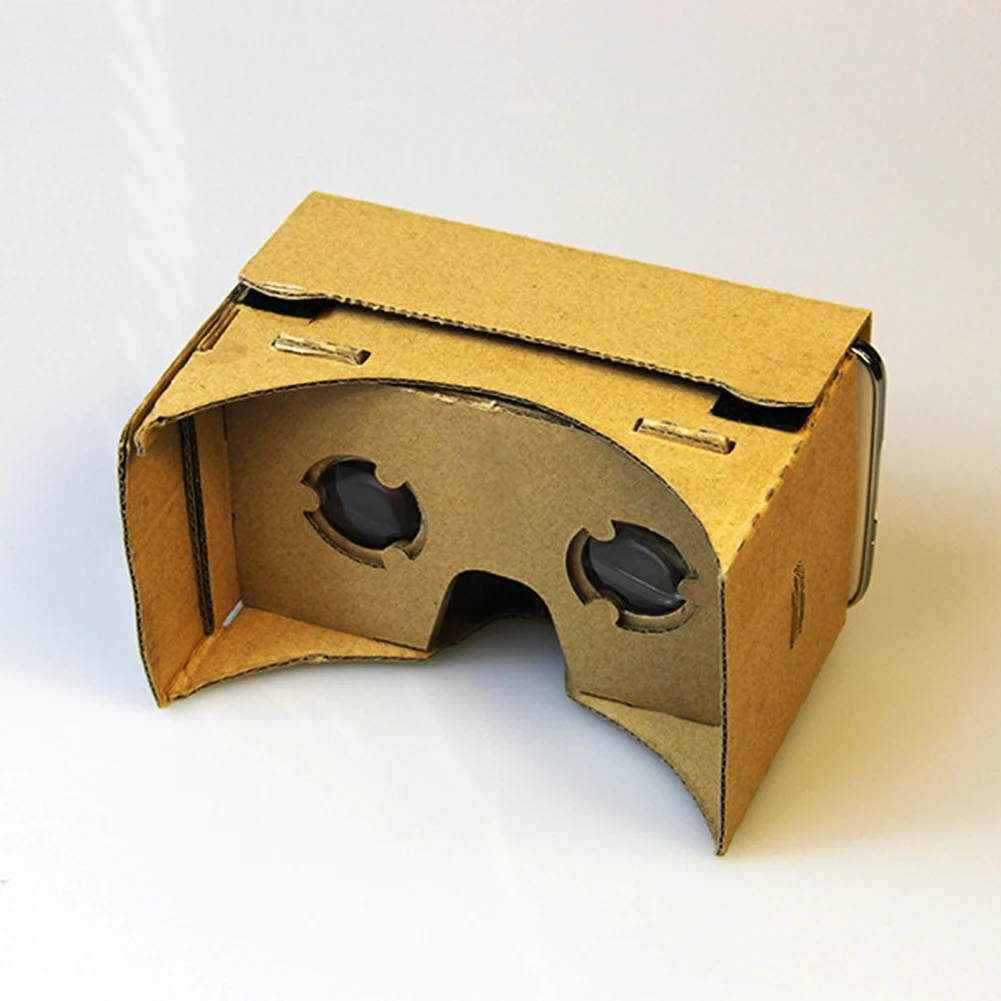 DIY Cardboard Google VR 3D Glasses Virtual Reality Google Mobile Phone 3D Viewing Glasses for 5.0" Screen Ultra Clear #262