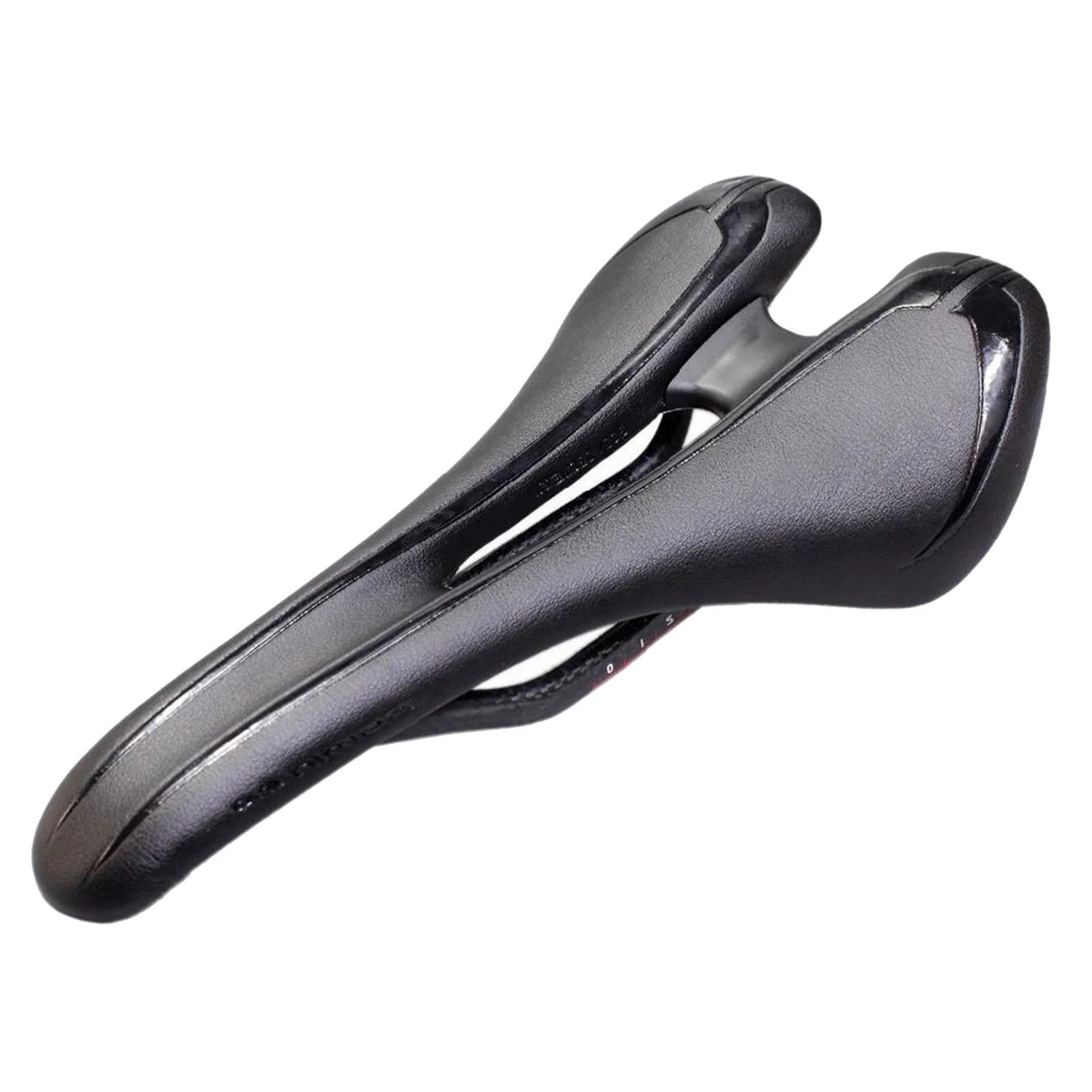 Universal Bike Seat Waterproof Carbon Fiber Cut Out Cycling Saddle Pad Black