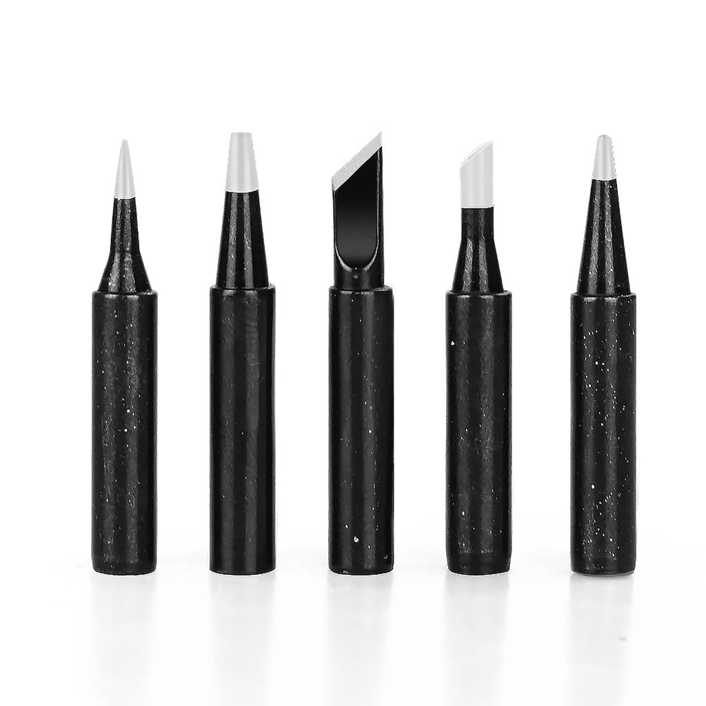 5x Replacement Soldering Tips Welding Tool Welding Tip Head Soldering Iron Tips for 878D 936 8786 Soldering Station