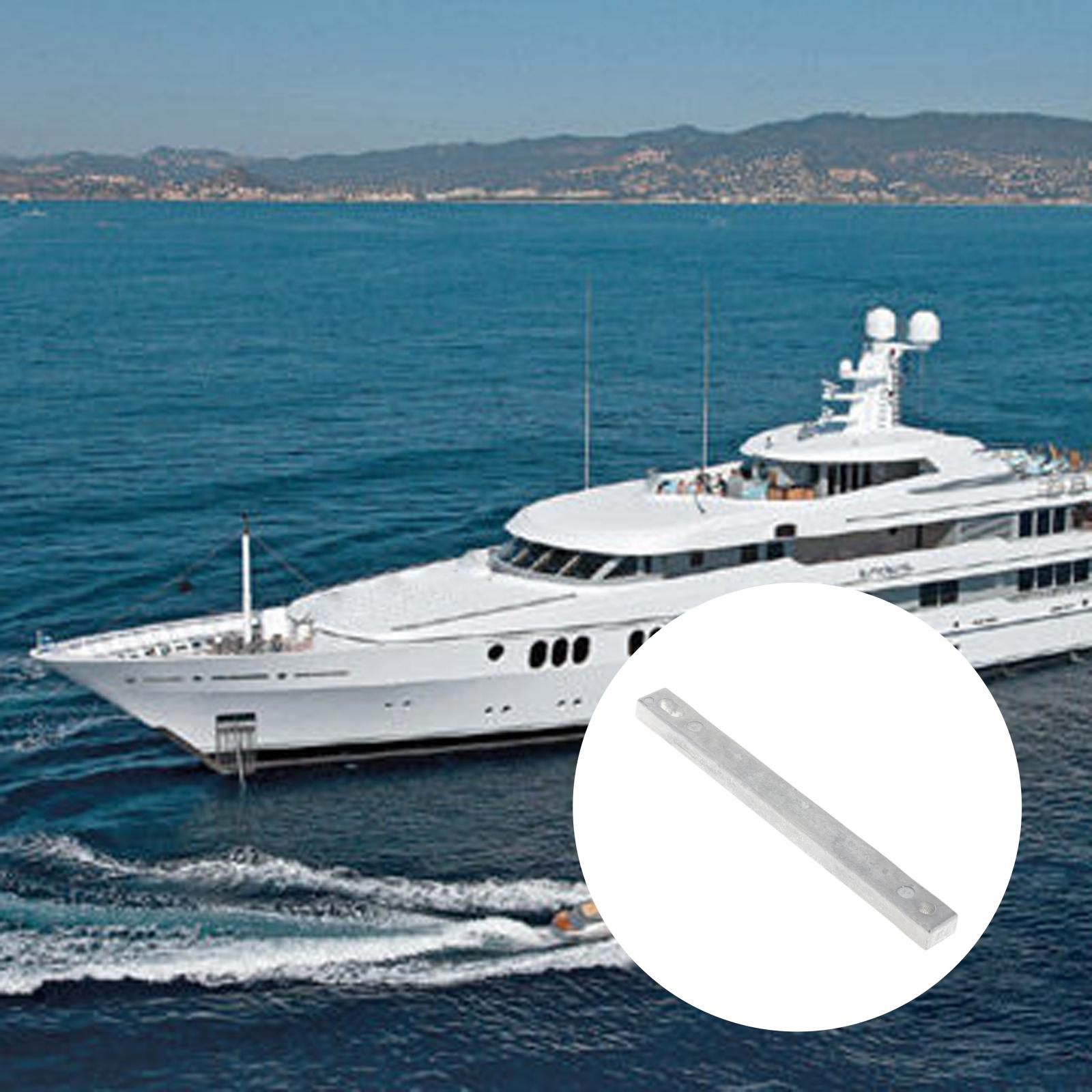 8252711 Anode Power Trim, Bracket Power Trim Zinc Anode for Mercury 25HP 50HP 7-1/2