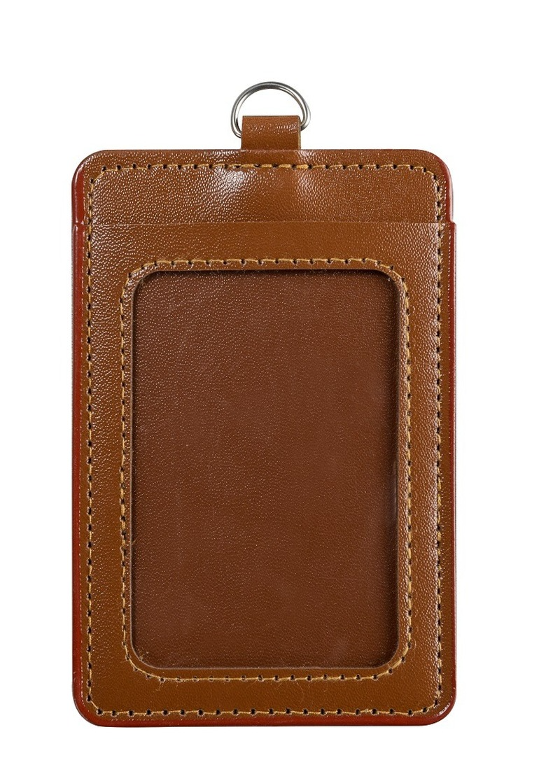 1pc PU Leder Karte Halter Bus Karte Fall Student Pass Karte Schutzhülle Schule Krankenschwester Zubehör Id Karten Halter – Detail 7