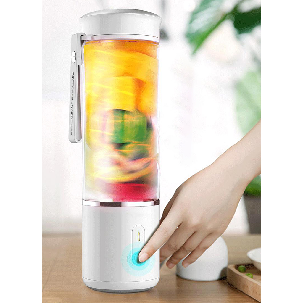 500ml Portable Juice Blender USB Juicer Cup Multi-Function Fruit Mixer 6 Blades