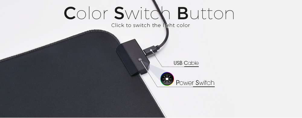 Rgb Led Gaming Mouse Pad Waterproof Large Keyboard Desk Mat_voghion.com