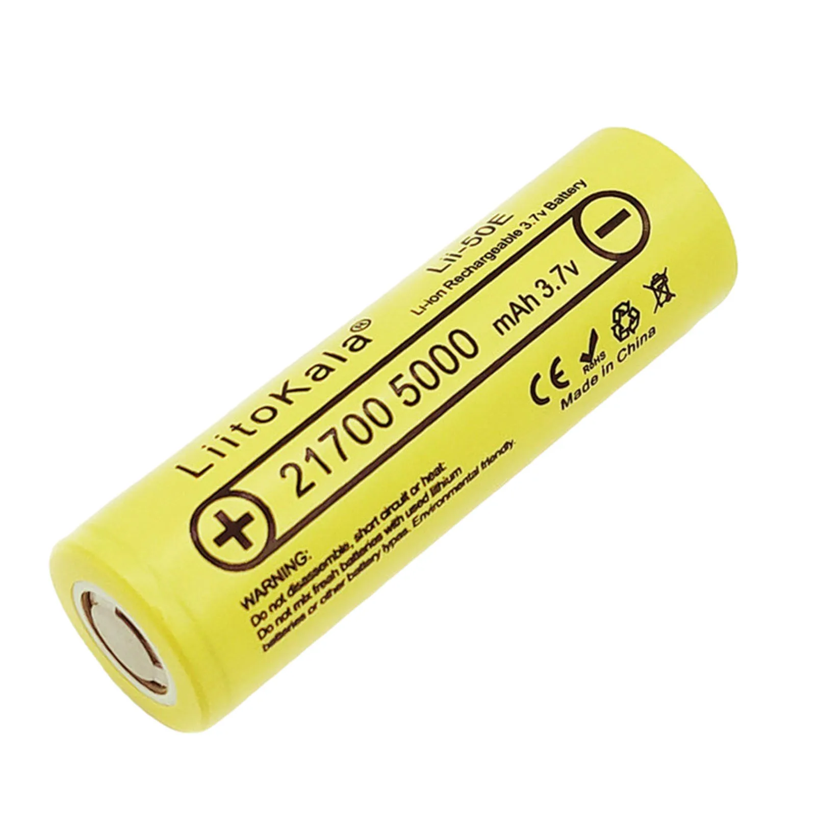 2020 Lii-50E 3.7V 21700 5000mAH Li-Ni Battery For High-power Appliances