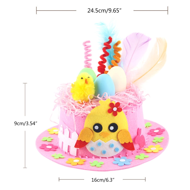 Non Woven Fabric Hat Kit Bunny Egg 