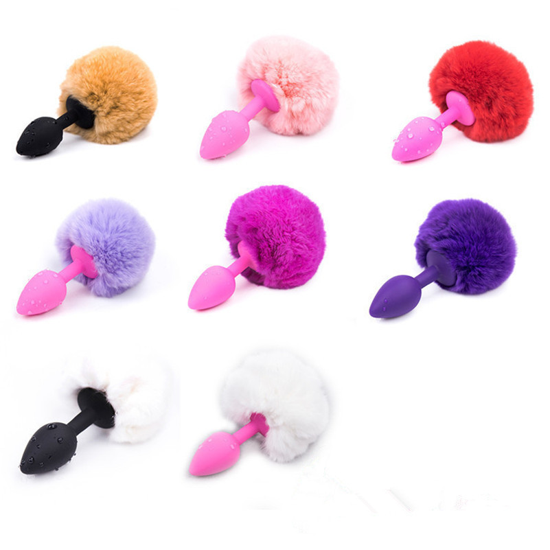 Stimulateur Plug Chapelet Purple Jouets Sexuels Queue De Lapin