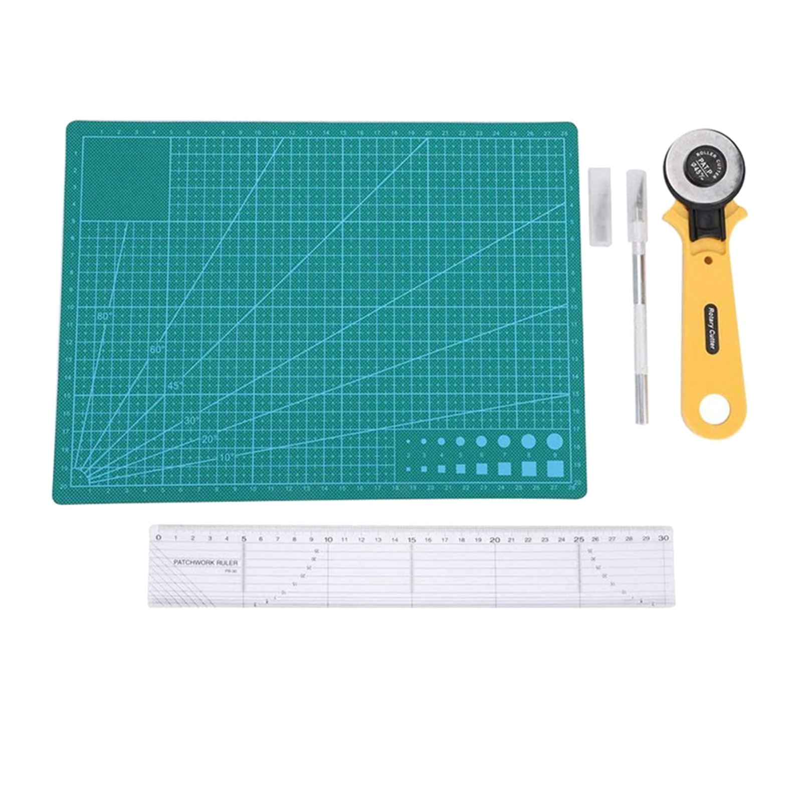 Craft Knives Quilting Rotary Cutter Art Kits Anti-slip Cutting Mat PVC Pad