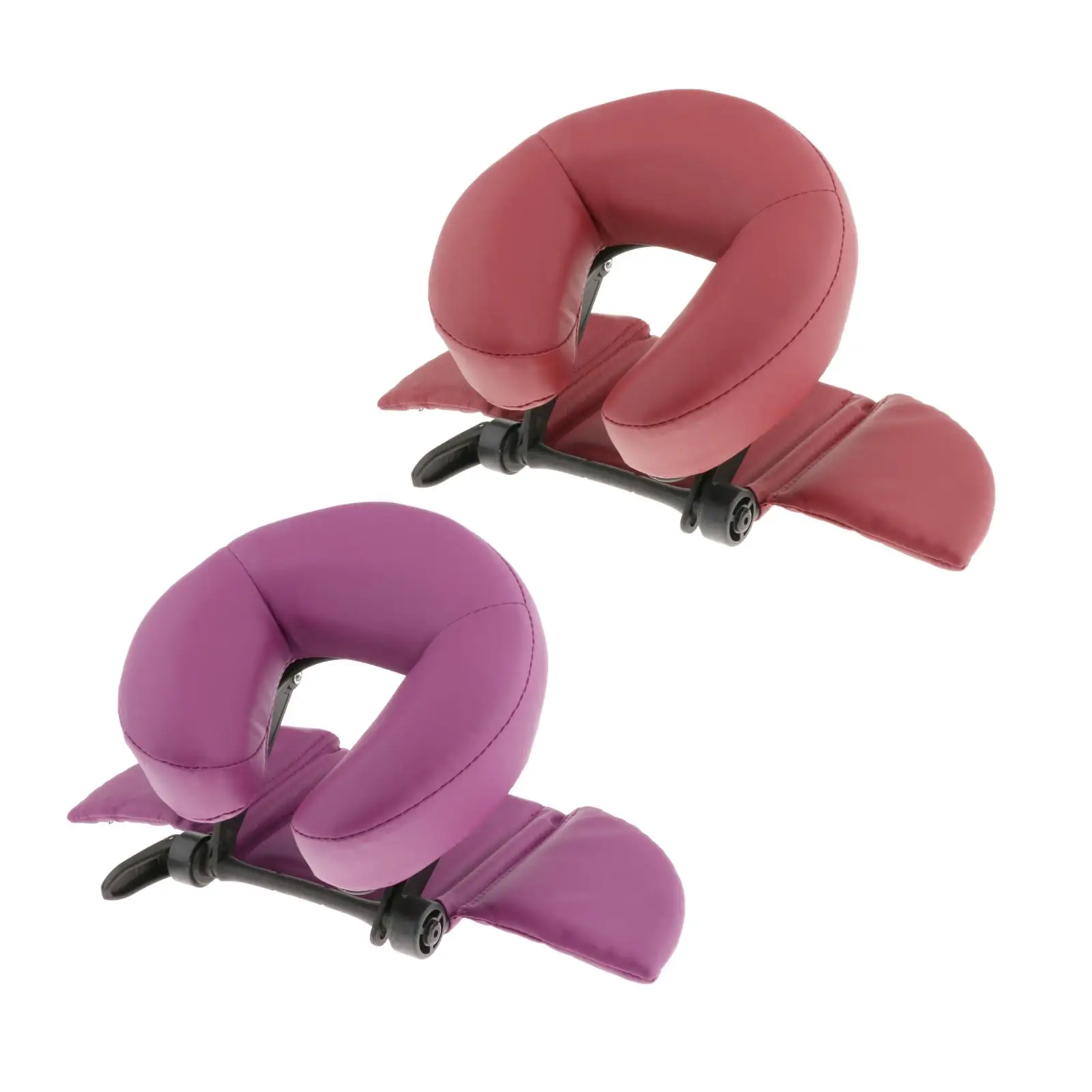 Compact Massage U shaped Table Face Cradle Headrest Platform Self-Adjusting Face Down Cradle Cushion Pillow Replacement 