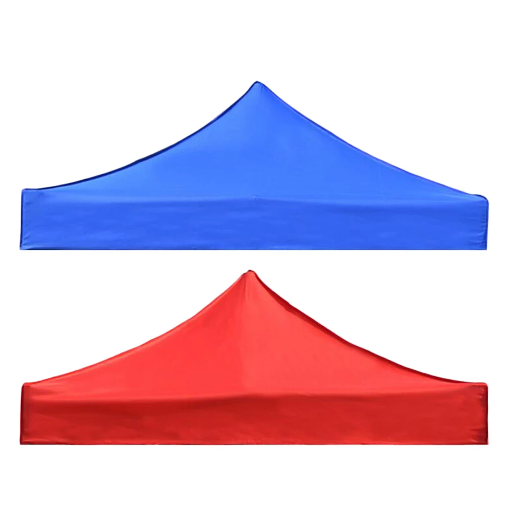 Replacement Oxford Camping Tent Top Cover Canopy Awning Top Cover Outdoors Rain Waterproof UV Protection 4 Corners Tarp