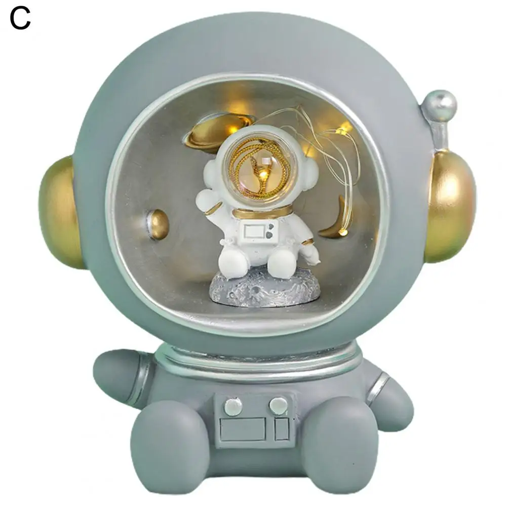 juguete de astronauta con planeta hucha de resina para decoración moderna LAIBUY Hucha para niños/adultos regalo espacial para cumpleaños infantiles 