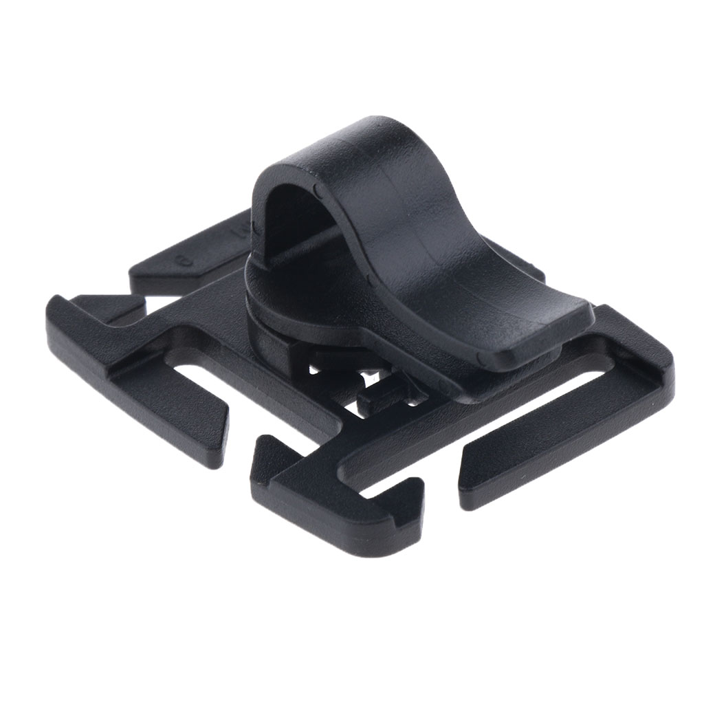 Hydration Pack Water Bladder Drinking Tube MOLLE Webbing Clip Holder Plastic