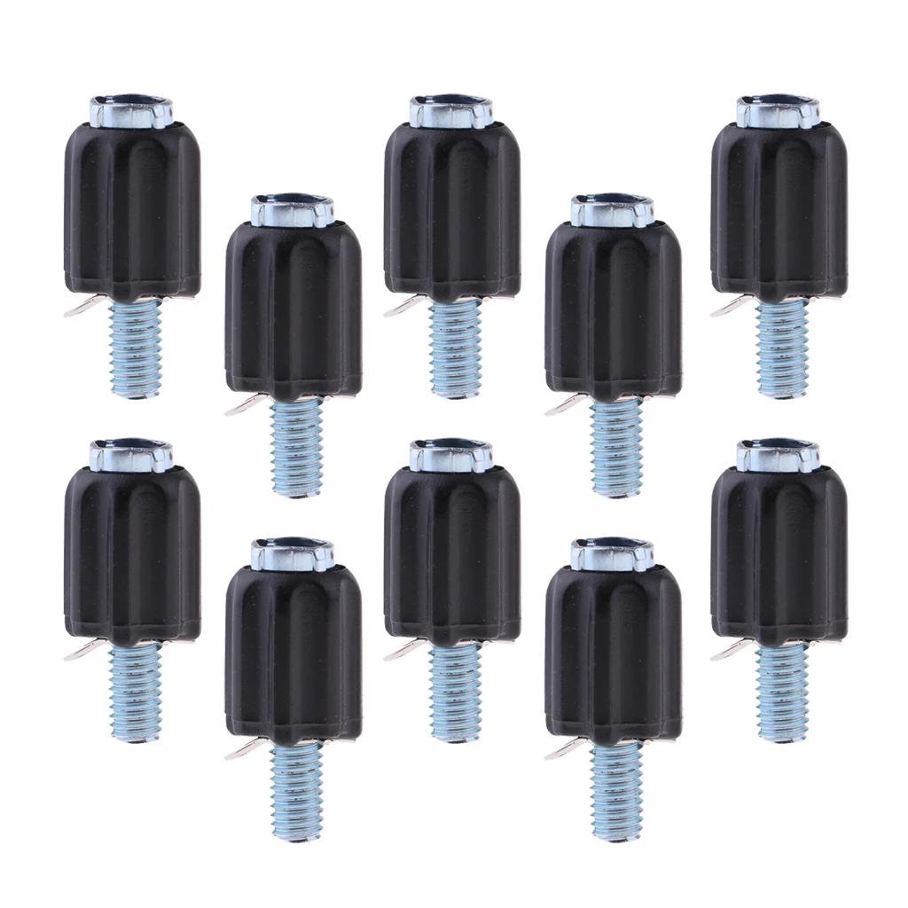 10 Count M5 Bike Cable Adjuster Screw for Thumb Shifter Disc Brake Cables Adjustment
