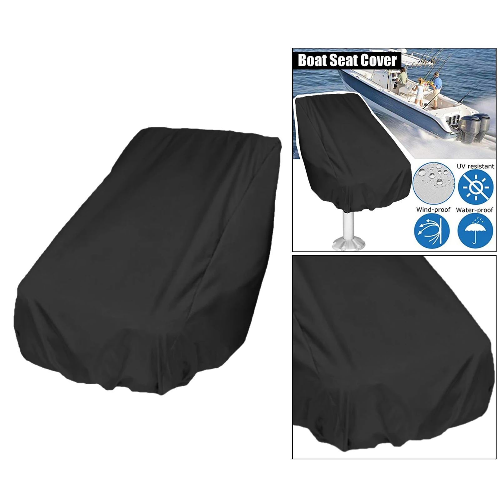 210D Boat Seat Fabric Cover Canvas Multicolor 6565120 Protector Helmsman Captain Chair Seat Covers Foldable