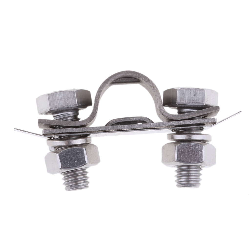 MagiDeal 304 Stainless Steel Control Throttle Cable U Shaped Clamp Boat Hardware for Inflatable Fishing Kayak Canoe Boat Access