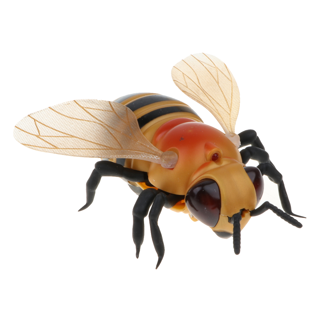 Infrared Remote Control Bee - RC Animal Fake Insect for Joke Scary Trick Toy