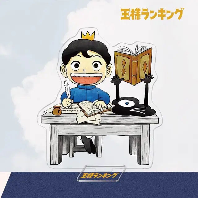 Ousama Ranking Bojji and Kage acrylic stand figure model plate holder cake  topper anime