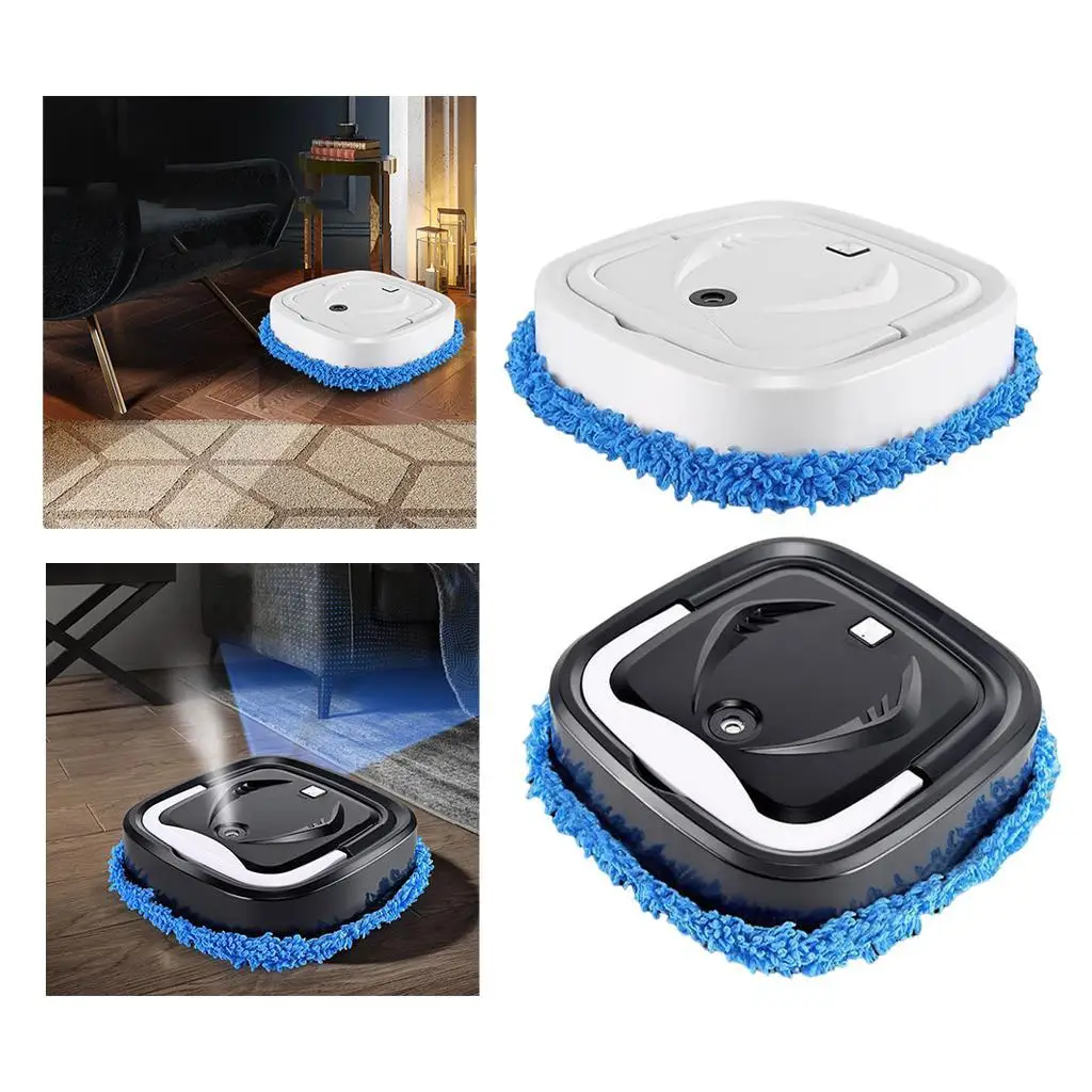 Automatic Robotic Vacuum Mopping Dry and Wet Mop Electric Broom Low Noise Floor Sweeper Smart for Household Cleaning Carpet