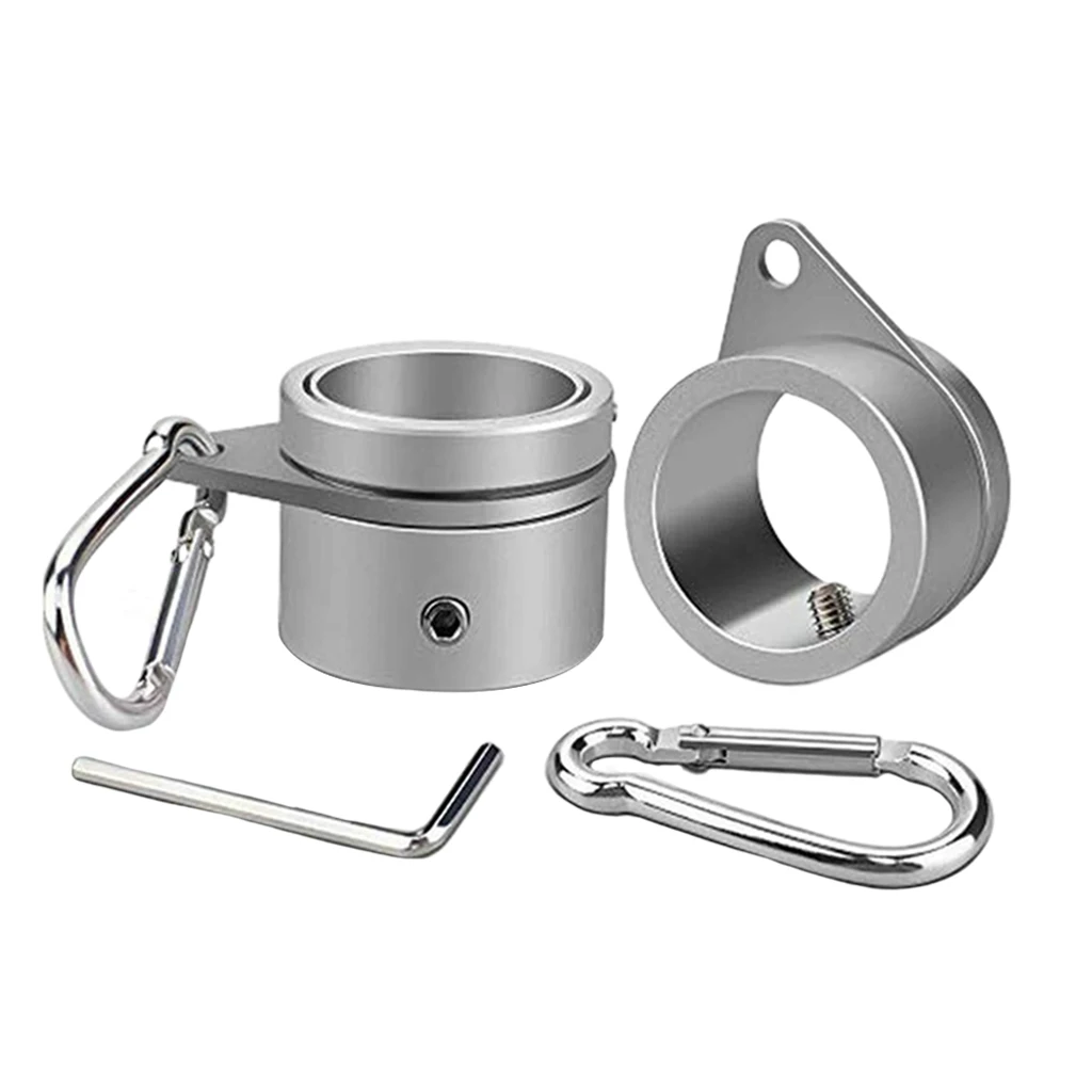 2pcs Flag Pole Rings 360 Degree Rotating Flagpole Flag Mounting Rings Anti Wrap For 1.0 To 1.26 Inch Flag Pole