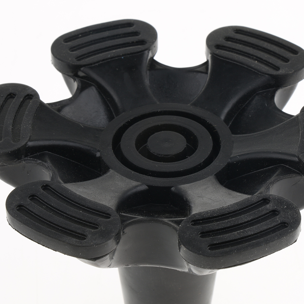 Self Standing Rubber Cane Replacement Tips Bottoms End Anti-Slip & Heavy Duty