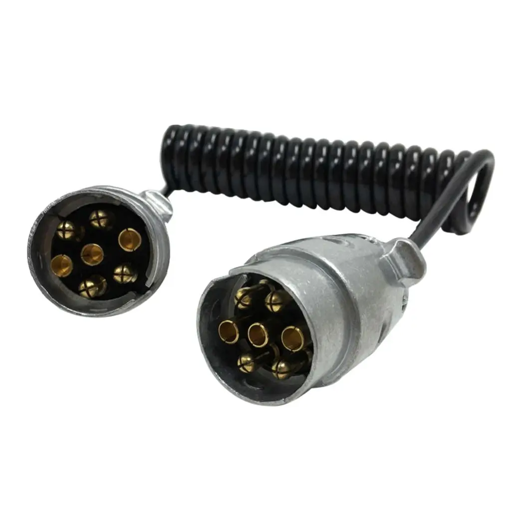 Round 7 Pin Trailer Towing Truck Plug 12N Type Connector Plug Socket