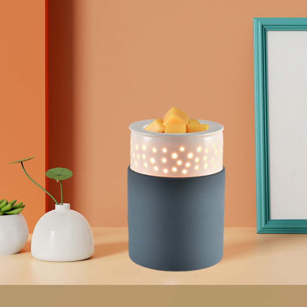 Ceramic Electric Wax Melt Warmer Aroma Lamp Night Light Decorative Fragrance Candle Burner Scented Oil Warmer