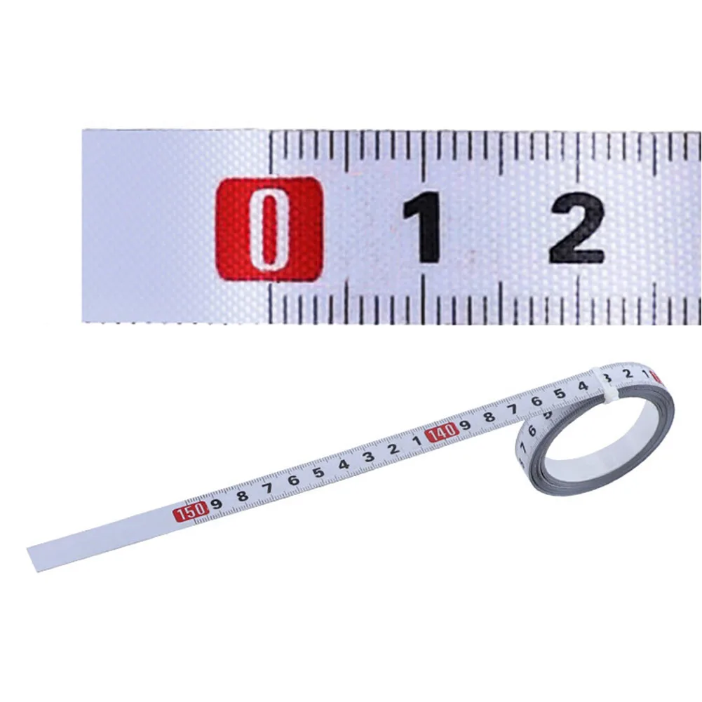 Measuring Tap String Rulers Steel Metric Self Adhesive Sewing Machine Tool Portable Measure for Workbenches Desks Counters radioactive meter