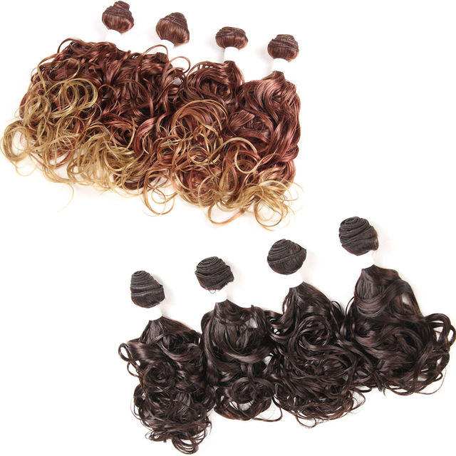 Synthetic Hair Bundles Bouncy Curly Hair Extension Weave Weaving Ombre Brown Flower Type Hair Weft For Women 4 Bundles SOKU tanie i dobre opinie Włókno odporne na wysoką temperaturę luźne pofalowane CN (pochodzenie) RWF-9517 Black Ombre Brown Heat Resistant Synthetic Hair Bundles Bouncy Curly Hair Extension Weave Weaving Ombre Brown Flower Type Hair Weft For Women 4 Bundles SOKU tanie i dobre opinie Włókno odporne na wysoką temperaturę luźne pofalowane CN (pochodzenie) RWF-9517 Black Ombre Brown Heat Resistant