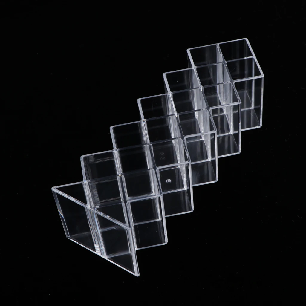 Multi-cell Fish-shaped Refillable Cosmetic Holder Lipstick Rack Storage Case